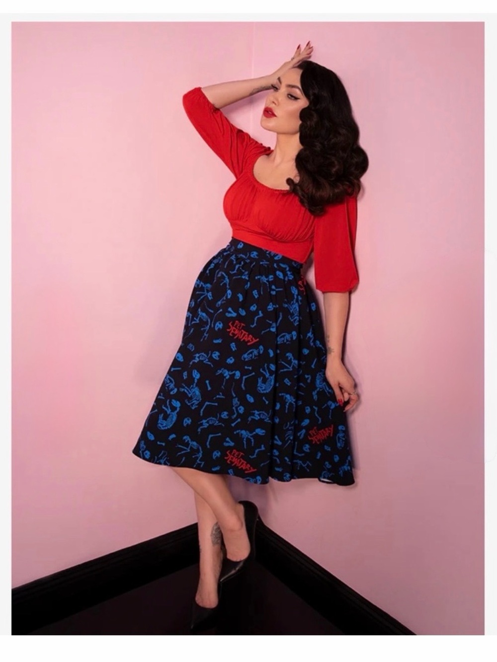 NWT Pet Semetary / Vixen by Michelle Pitt Swing Skirt Size 2X